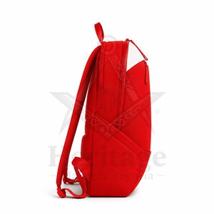 Sac à dos d'affaires rouge tendance, personnalisé avec logo, pour vêtements maçonniques, de sororité, de fraternité et tenues grecques unisexes - Product Image 3