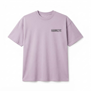 T-shirt vierge coupe ample et oversize, épais, à épaules tombantes, uni, personnalisable avec logo imprimé, vente en gros, OEM - Product Image 2