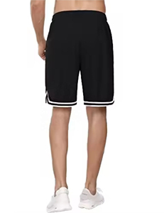 Pantalones cortos de baloncesto personalizados para hombre, diseño más vendido, pantalones cortos de malla estampados personalizados con bolsillos, pantalones deportivos de baloncesto para hombre - Product Image 3