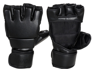 Gants de boxe noirs en PU, légers, pour l'entraînement et le combat, avec fermeture Velcro au poignet, pour MMA, salle de sport, adulte - Product Image 3
