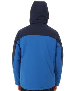 Veste softshell pour homme personnalisée, respirante, décontractée, printemps-automne, à capuche, couleur contrastée, fermeture éclair, coupe-vent - Product Image 3