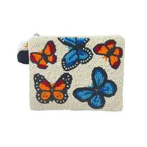 Porte-monnaie artisanal haut de gamme en perles, broderie de perles, mini portefeuille à prix avantageux - Product Image 3