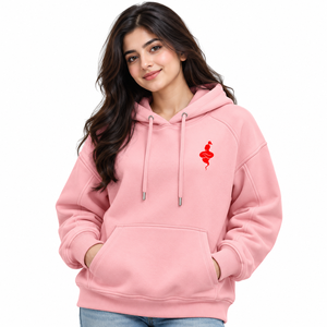 Warm Drawstring <b>Women</b> <b>Hoodie</b> with <b>Soft</b> Cotton Fabric Winter Casual Wear Outdoor Travel Comfortable Pullover Fashion Clothing - Product Image 1