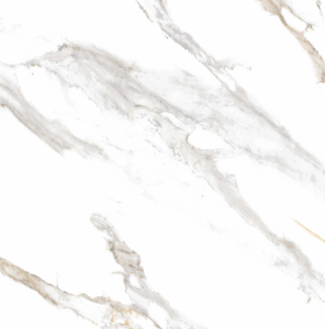 Carreaux effet marbre blanc Carara Pearl, poli brillant, format 600x600 mm, pour murs et sols - Product Image 2