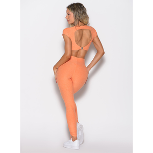 women yoga <b>set</b> high waist leggings sports bra breathable stretch fitness workout gym wear activewear - Product Image 2