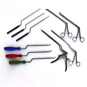 Juego básico de instrumentos para cirugía lumbar, kit de cirugía de columna vertebral, color titanio negro, herramientas mínimamente invasivas para columna vertebral, calidad estadounidense y europea. - Product Image 1