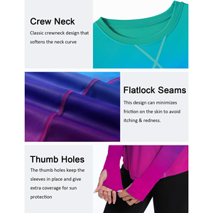 Camiseta Deportiva Profesional para Mujer con Protección Solar UPF 50, Manga Larga, para Deportes Acuáticos y Running - Product Image 5