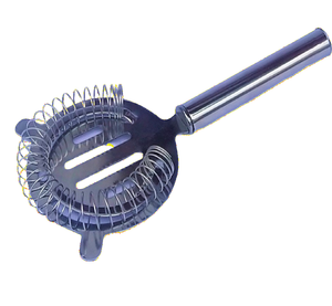Exquisito colador de acero inoxidable plateado con un elegante diseño de escudo real recortado. Disponible a precio de mayorista. - Product Image 5