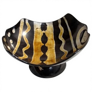 Super Sales Polished Vintage Horn Serving Bowls Party Storage Soup Liquid Dishes Eco-Friendly Logo Print Bulk Supply Decorative - Product Image 1