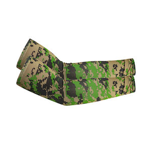 Mangas de Ciclismo Transpirables de Poliéster 100% Premium, Estampado Digital Camuflaje Verde, Negro y Bronceado, Unisex para Adultos, Protección Anti-UV - Product Image 3