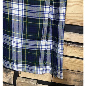 Vestido Escocés Vintage, Kilt de Tartán Gordon Retro de los 90, 100% Lana, Hebillas de Cuero, Falda Irlandesa para Mujer - Product Image 2