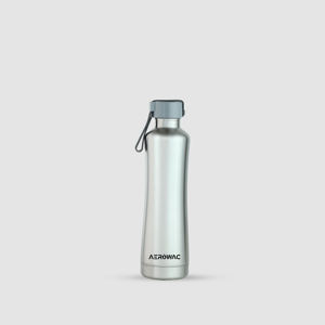 Adventure ready stainless steel thermal water bottle with secure grip handle spill resistant drinking lid durable reusable - Product Image 1