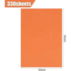 Carta Velina Arancione in Confezione da 330 Fogli 14 X 10 Pollici per Decorazioni di Halloween e Compleanni, Confezioni Regalo, Progetti Fai-da-Te e Arte - Product Image 3