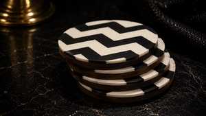 Articles décoratifs artisanaux en os incrusté pour réceptions de luxe et occasions de dîner formelles – Qualité supérieure - Product Image 3