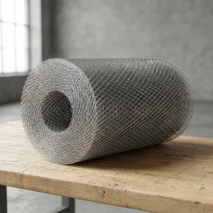 Rollo de Malla de Alambre de Aluminio Soldado para Uso Industrial, Lámina de Malla Metálica Perforada Galvanizada Antideslizante para Construcción - Product Image 1