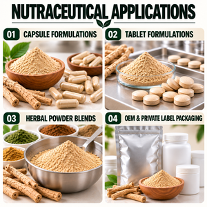 Poudre de racine d'Ashwagandha de qualité Nutra, 80 Mesh, filtrée micronisée, Withania Somnifera, fournisseur en gros, exportateur Inde B2B - Product Image 3
