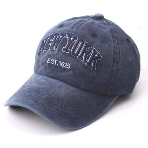 Customizable Washed Cotton Baseball <b>Cap</b> with Embroidered Lettering <b>Vintage</b> Curved Brim Casual 6 Panel Adjustable Sun Hat - Product Image 3