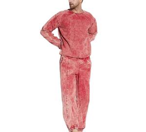<b>Men</b> Casual Tracksuit Two Pieces Set Autumn Skinny Fit <b>Long</b> Sleeve Zipper <b>Cardigan</b> Coat Drawstring - Product Image 1