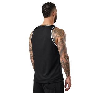 Mens Black Mesh Gym Tank Top Sleeveless <b>Athletic</b> Workout Shirt Breathable Fitness Training Sportswear Apparel - Product Image 2