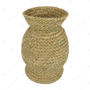 Vietrustic Elegante Organizador de Plantas y Flores con Núcleo de Bambú Hilado, Florero de Pasto Marino, Soporte de Mesa Cosido para Jarrones y Macetas - Product Image 5