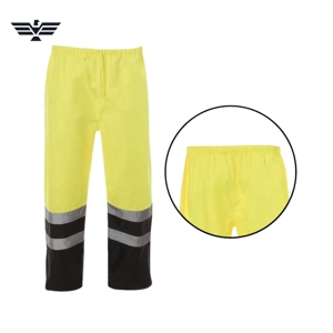 Hi Vis Reflective Rain <b>Pants</b> for Men <b>Waterproof</b> Safety <b>Work</b> Trousers High Visibility Industrial Rainwear Bottoms - Product Image 6