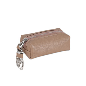 Rare Sales Attractive Quality Small Zipper <b>Metal</b> Clasp Bag Portable Mini <b>Wallet</b> Keychain Pendant Charm PU Leather Coin Purse - Product Image 6