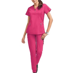 Vêtements de personnel médical en coton respirant extensible de qualité supérieure, tenue d'infirmière, uniforme d'hôpital hygiénique, confortable et durable - Product Image 1