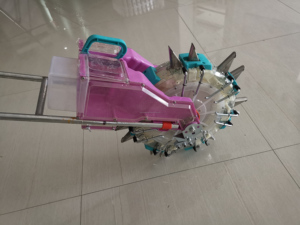 Sembradora manual de maíz con fertilizante, doble de 7 puntas, de empuje manual, distancia de siembra de 10 cm, componentes de engranajes, 1 hilera, 3 meses de garantía. - Product Image 2