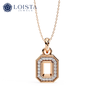 จี้เพชรทรงหยดน้ำเพาะเลี้ยงในห้องปฏิบัติการ ทอง 18K 1 กะรัต ระยิบระยับ รับรองโดย IGI เหมาะสำหรับเป็นของขวัญ - Product Image 1