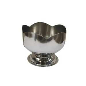 Bol à dessert sur pied en acier inoxydable, coupe à glace, gobelet à sundae en métal, plat de service pour restaurant et hôtel - Product Image 4
