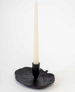Candelabro de Latón con Forma de Hoja Dorada, Resistente al Calor, Decoración para el Hogar - Product Image 3