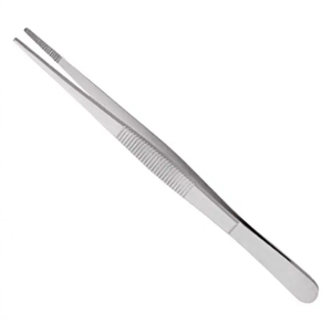 Pinzas Quirúrgicas Dentales Adson Micro de 12 cm, Acero Inoxidable TC, Pinzas Lisas, Instrumento Manual, Empaquetado en Bolsa, CE - Product Image 1