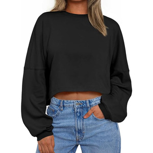 Sudaderas Personalizadas de Alta Calidad 100% Algodón para Mujer - Tela de Felpa, Impresión Digital y Bordado, Opciones de Logotipo en Blanco - Product Image 2