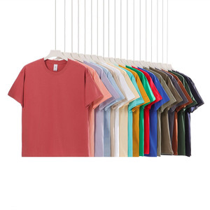 เสื้อยืดคอกลมแขนสั้นทรงโอเวอร์ไซส์ผ้าโพลีเอสเตอร์/คอตตอน 240 กรัม แห้งเร็ว แฟชั่นลำลอง ใส่ได้ทั้งชายหญิง ทรงหลวม - Product Image 3