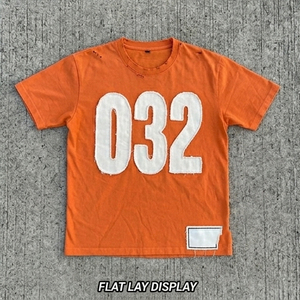 T-shirts brodés effet vieilli pour hommes, manches courtes, personnalisables, décontractés - Product Image 5