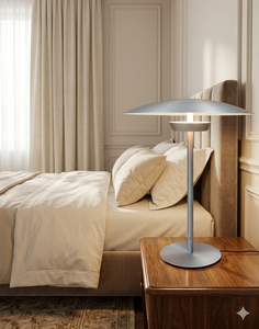 Nordic Modern Luxury European Iron AC LED <b>Bedside</b> Table Lamp - Product Image 3