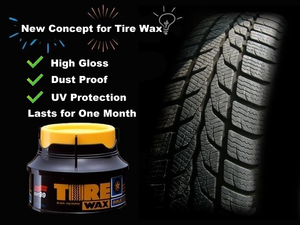 Premium Car Care Essentials Easy-to-apply Automotive Tire Polish Wax perfect for Improve overall look - Product Image 3