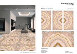 Elegante Baldosa de Porcelana Brillante de Gran Formato 600x1200, Superficie Pulida Premium, para Paredes y Pisos, Uso Interior y Exterior Moderno - Product Image 5