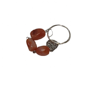 Porte-clé arbre de vie en pierre naturelle, pierre de cornaline rouge, porte-clé de guérison en cristal, grossiste de guérison - Product Image 6
