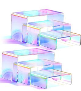 2025 acrylique présentoir Riser Stand taille et couleur personnalisables pour Surface polie pour présenter des bijoux de Cupcakes à collectionner - Product Image 6