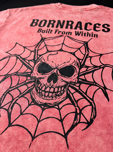 Camiseta Unisex Personalizada con Estampado de Calavera, Corte Ajustado, Ecológica, de Algodón Pesado de 240g, Estilo Urbano, Marca Privada - Product Image 3
