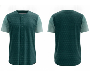 Camiseta de béisbol para hombre, diseño personalizado, ropa deportiva para equipos con logotipo y números personalizados |   Base de Poliéster Transpirable - Product Image 6
