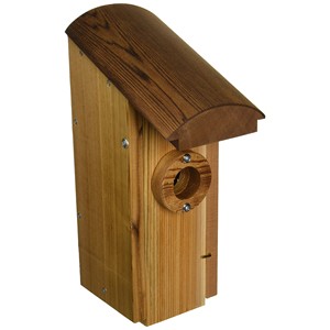 Casa para Pájaros de Madera Hecha a Mano con Techo de Metal - Decoración de Jardín al por Mayor - Product Image 3