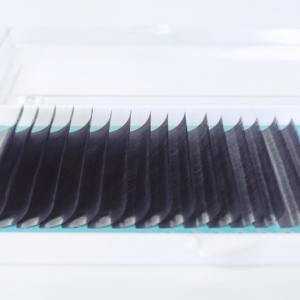 Vente en gros OCLASSIC ELFA Plateaux de cils synthétiques professionnels Courbure L M Volume intense Fait main Fibre HY LON Cils noirs mats - Product Image 4