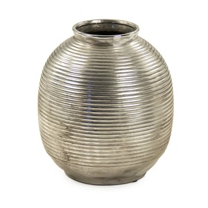 Jarrón de Metal Contemporáneo para Arreglos Florales, Adorno Interior Premium para el Hogar y la Oficina - Product Image 5
