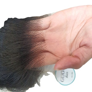 วิกผมบ๊อบหน้าวิกผมบริสุทธิ์แบบ HD ไม่ใช้กาวสองชั้นมีความโปร่งใสสำหรับลูกไม้สวิส - Product Image 6