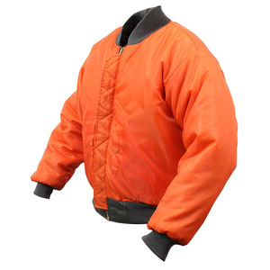 Blouson bomber pour homme, couleur unie, nylon coupe-vent, fermeture éclair, coupe classique, vêtements décontractés d'automne - Product Image 6