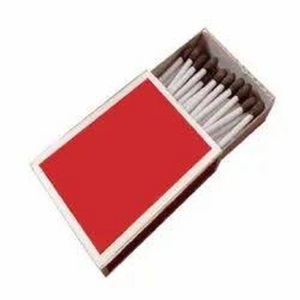 Boîte d'allumettes en bois classique de haute qualité, imprimée sur mesure, avec bâtonnets de cire colorés, écologiques, pour bougies, hôtels et cuisines - Product Image 3