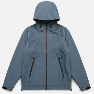 Veste coupe-vent en toile nylon unie avec fermeture éclair et poches, imperméable et respirante pour la course à pied légère - Product Image 6