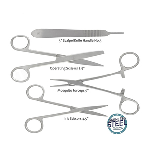 Ensemble d'instruments chirurgicaux de qualité supérieure en acier allemand, kit d'instruments pour bloc opératoire médical hospitalier par Mahfooz Instruments - Product Image 4